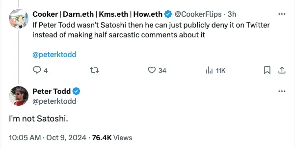 واکنش پیتر تاد به ادعای مستند