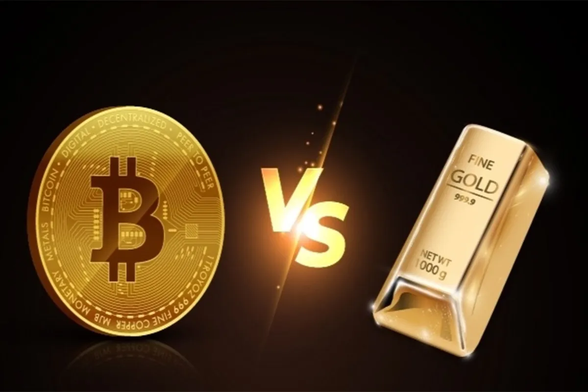 کمتر شدن همبستگی بین طلا و بیت کوین 1 بیت کوین
