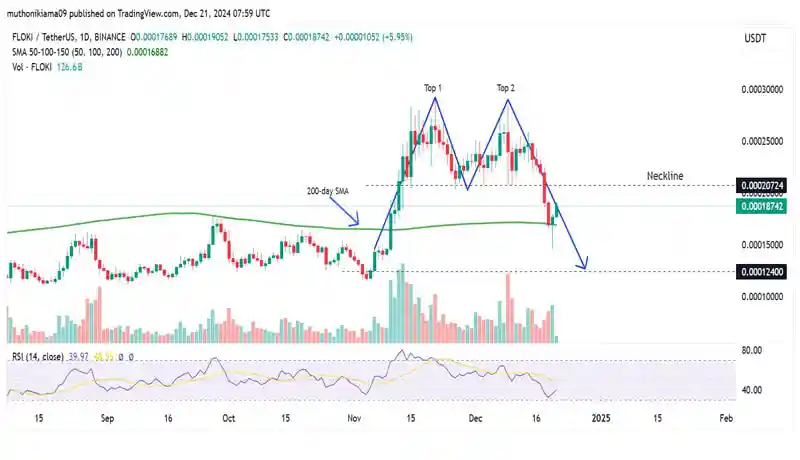 آیا فلوکی به روند صعودی بازمیگردد؟ تحلیل تکنیکال و پیشبینی قیمت FLOKI 1 تحلیل تکنیکال FLOKI