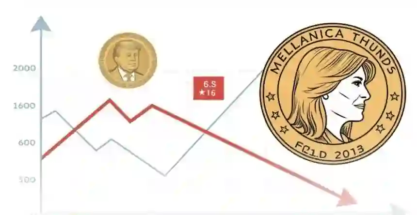 میم کوین ترامپ و توکن ملانیا: سقوط قیمت در بازار ارز دیجیتال 2 توکن ملانیا